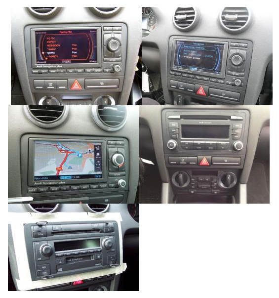 Autoradio / système de navigation pour Audi A3 - Équipement auto