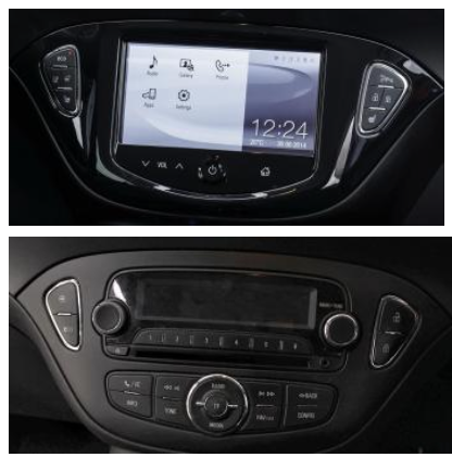 Autoradio full tactile GPS Bluetooth Android & Apple Carplay Opel Adam et  Opel Corsa de 2012 à 2019 + caméra de recul