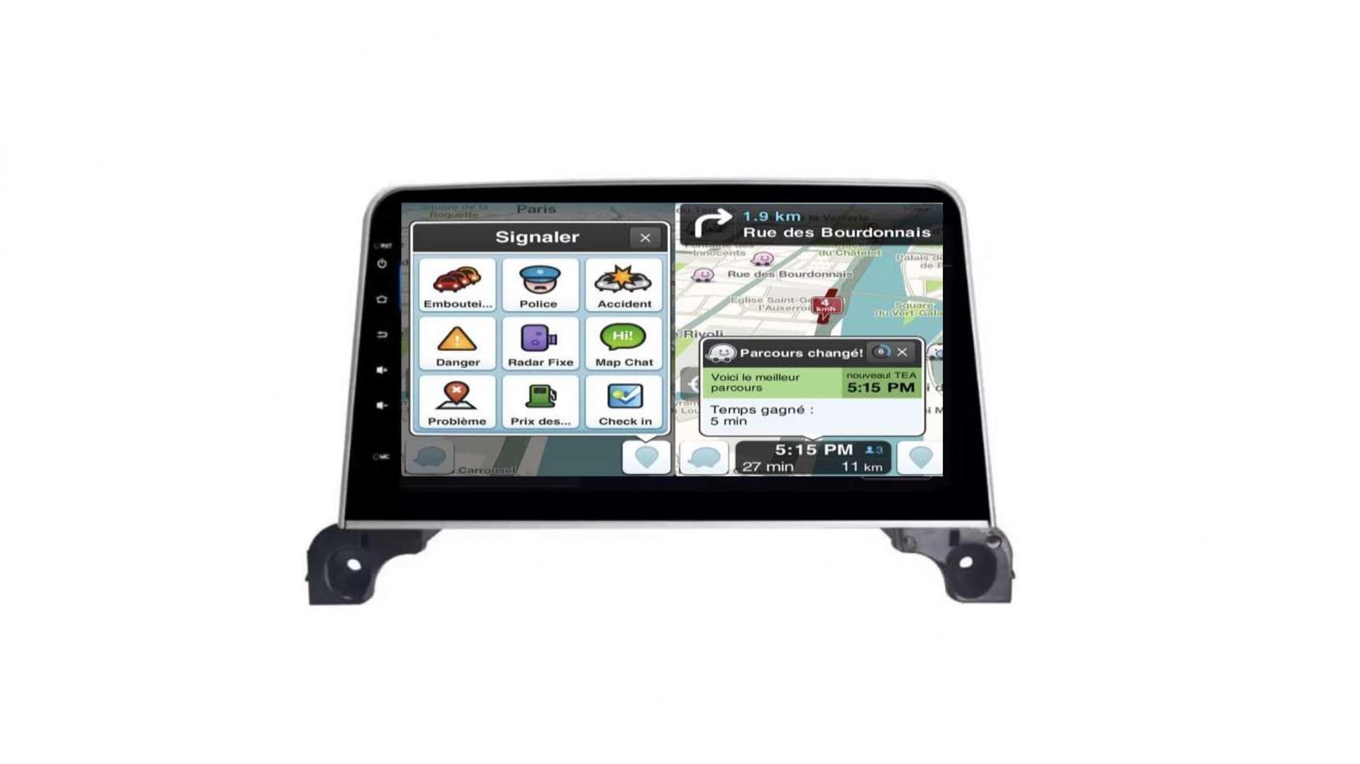 Autoradio GPS tactile pour PEUGEOT 3008 - 5008 / CarPlay - ANDROID